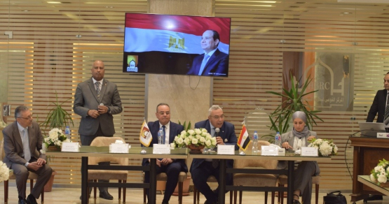 رئيس بحوث الاسكان والبناء يستقبل وفداً من جمهورية العراق فى مجالات العماره الخضراء والعمران الأخضر